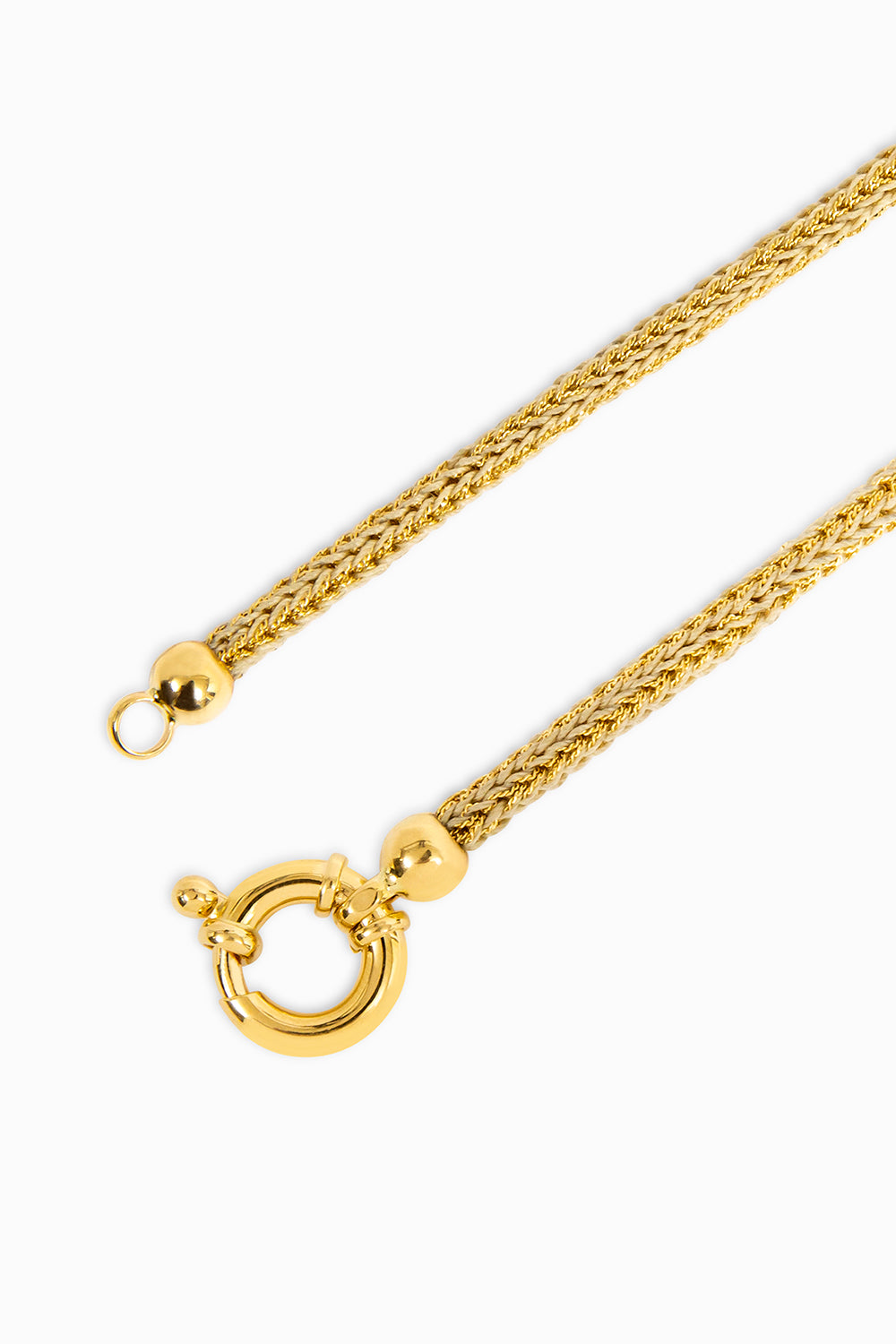 Texture yellow bracelet