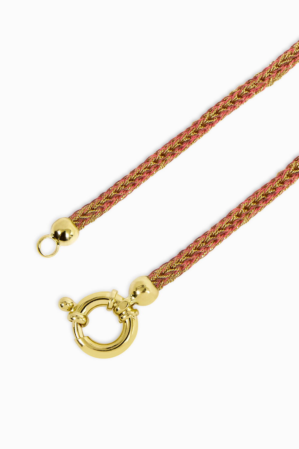 Texture pink bracelet