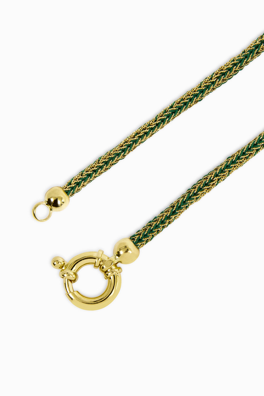 Texture green bracelet