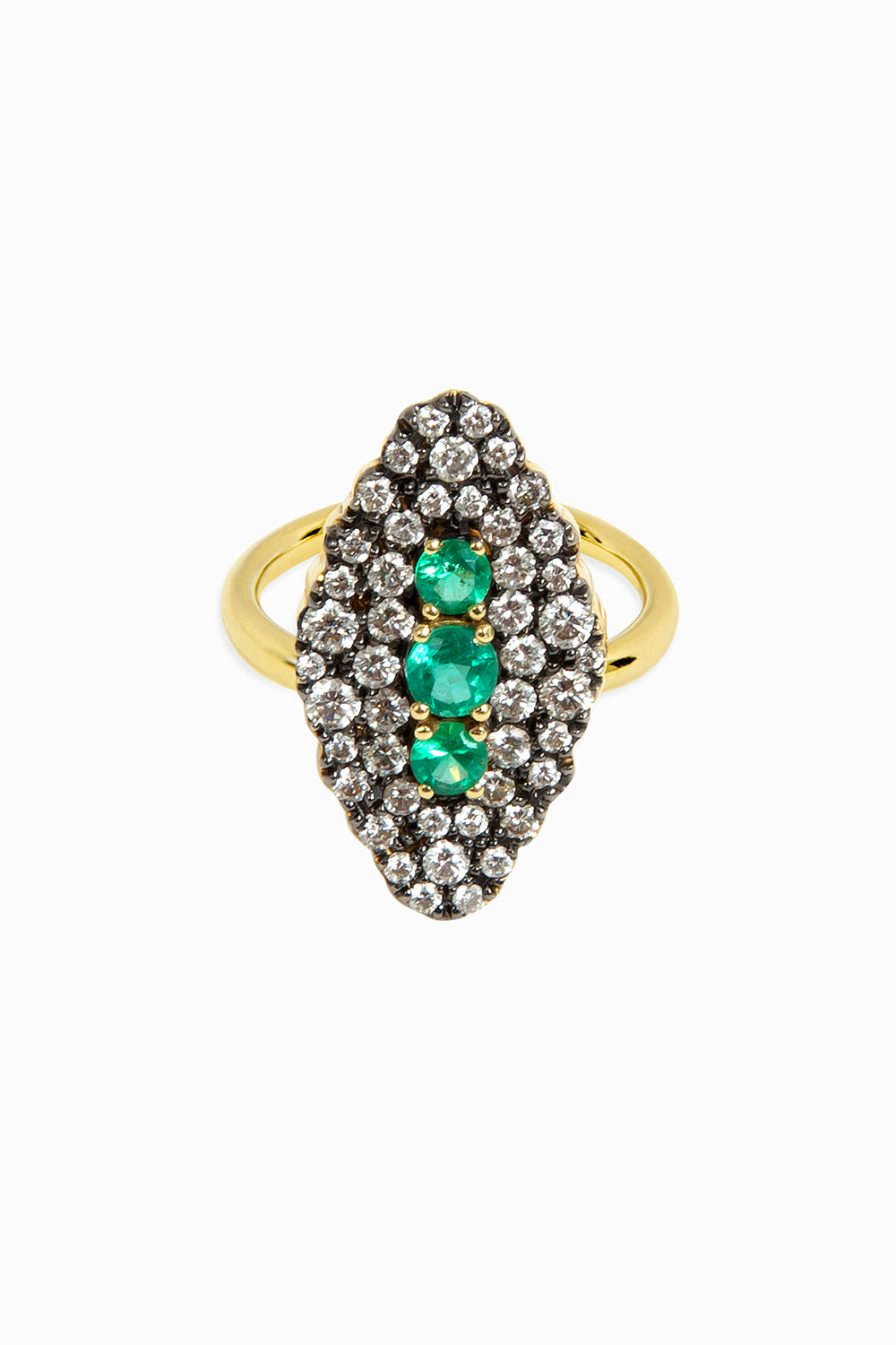 Maxi lanzadera emerald ring