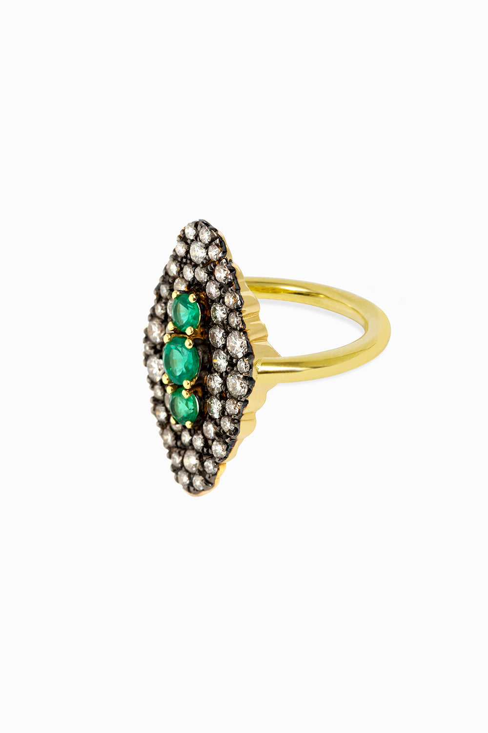 Maxi lanzadera emerald ring