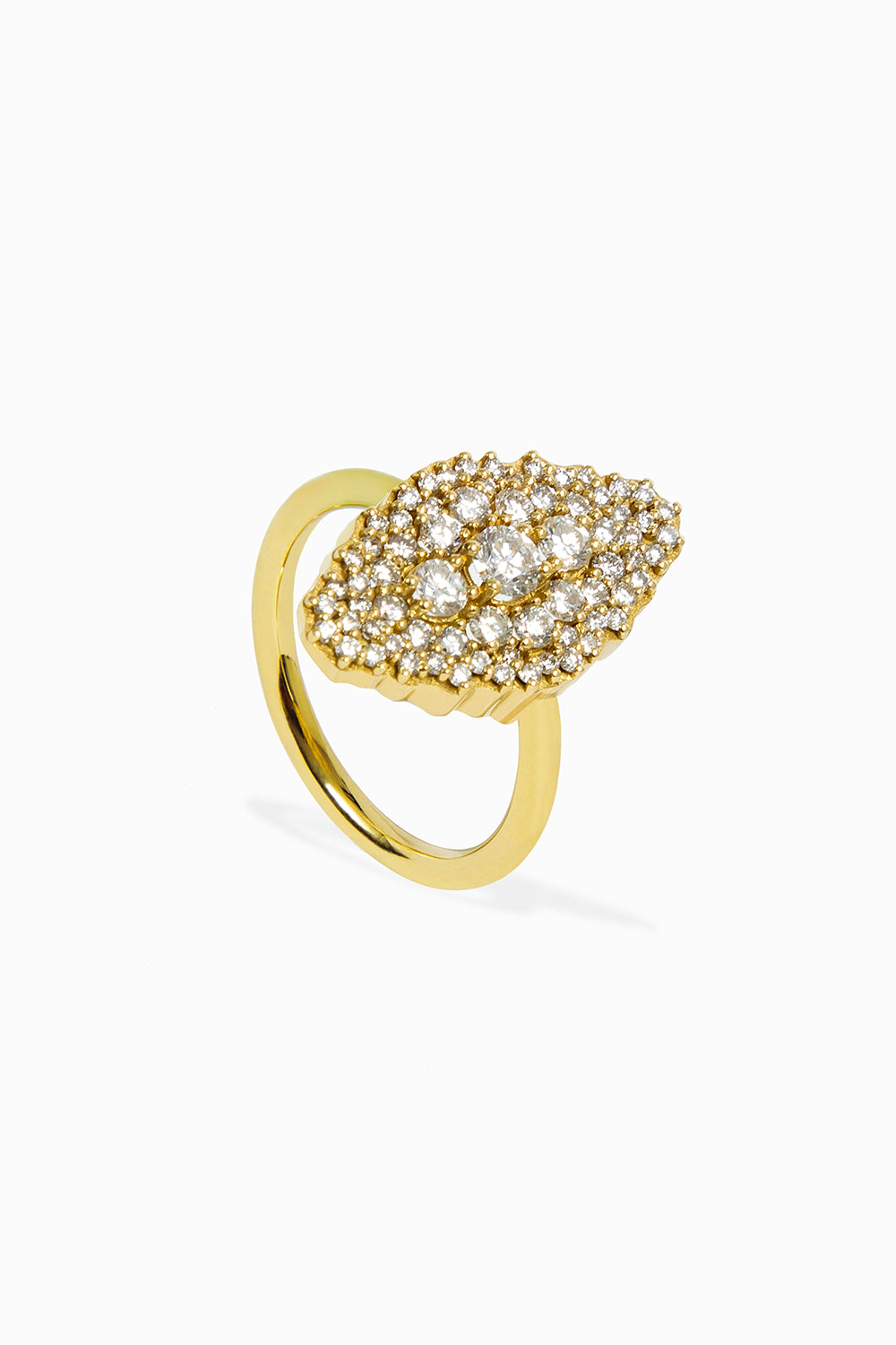 Anillo maxi lanzadera amarillo