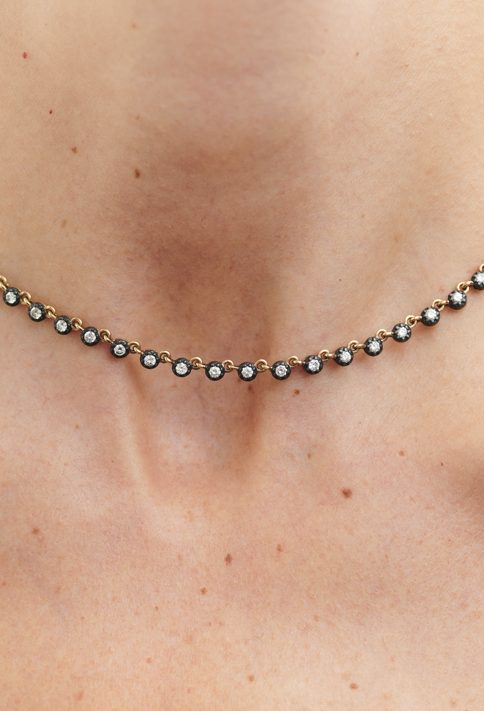 Midnight rivière necklace S