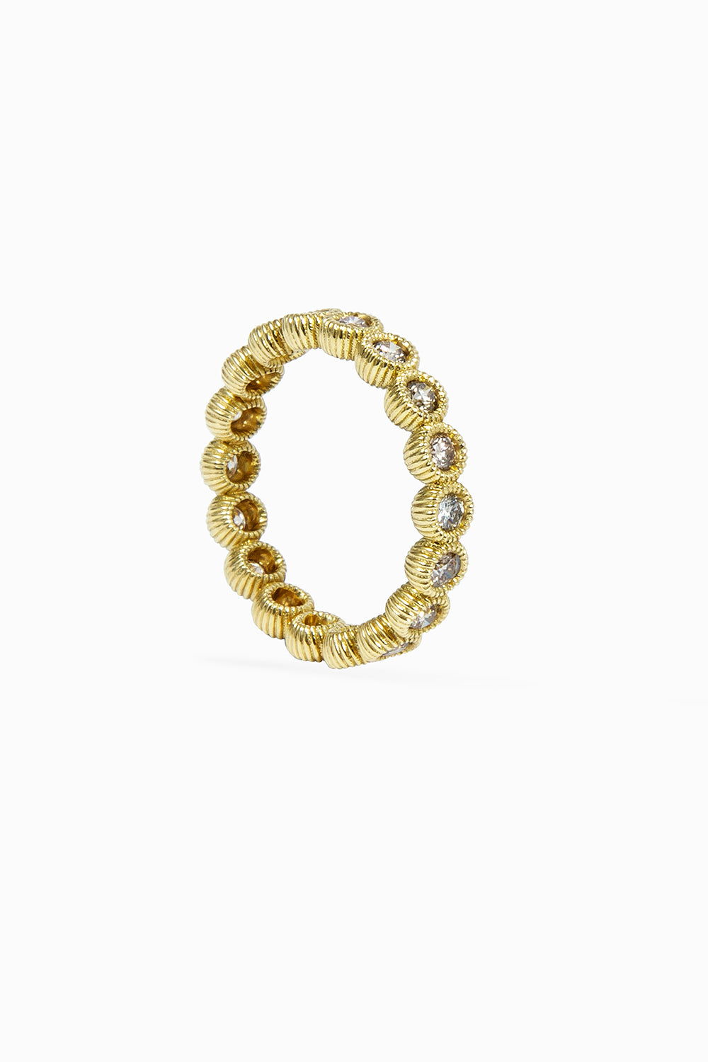Anillo Cabo Anitta diamantes marrones
