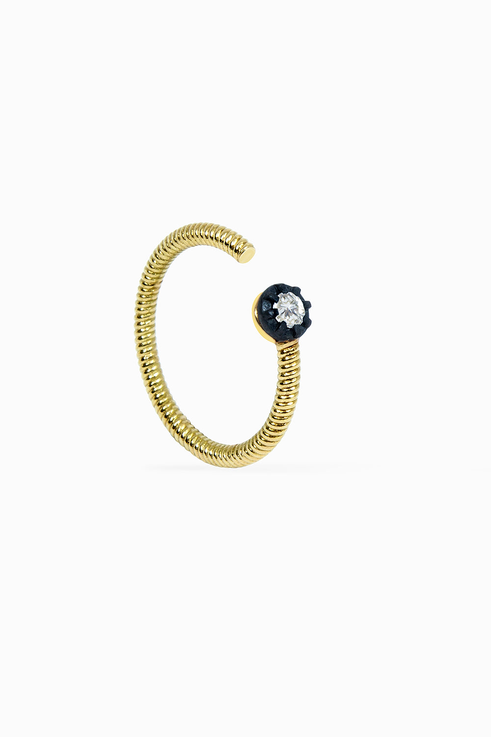 Cabo & Midnight open ring 0.10ct.