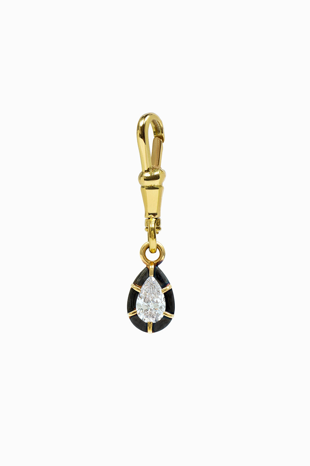 Jorge pear clasp 0.60ct.