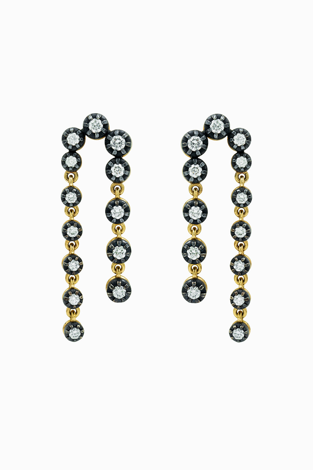 Mica Midnight earrings