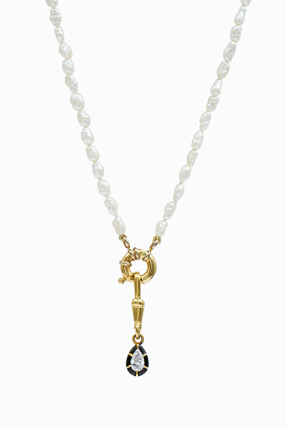 Jorge pear clasp 0.60ct.