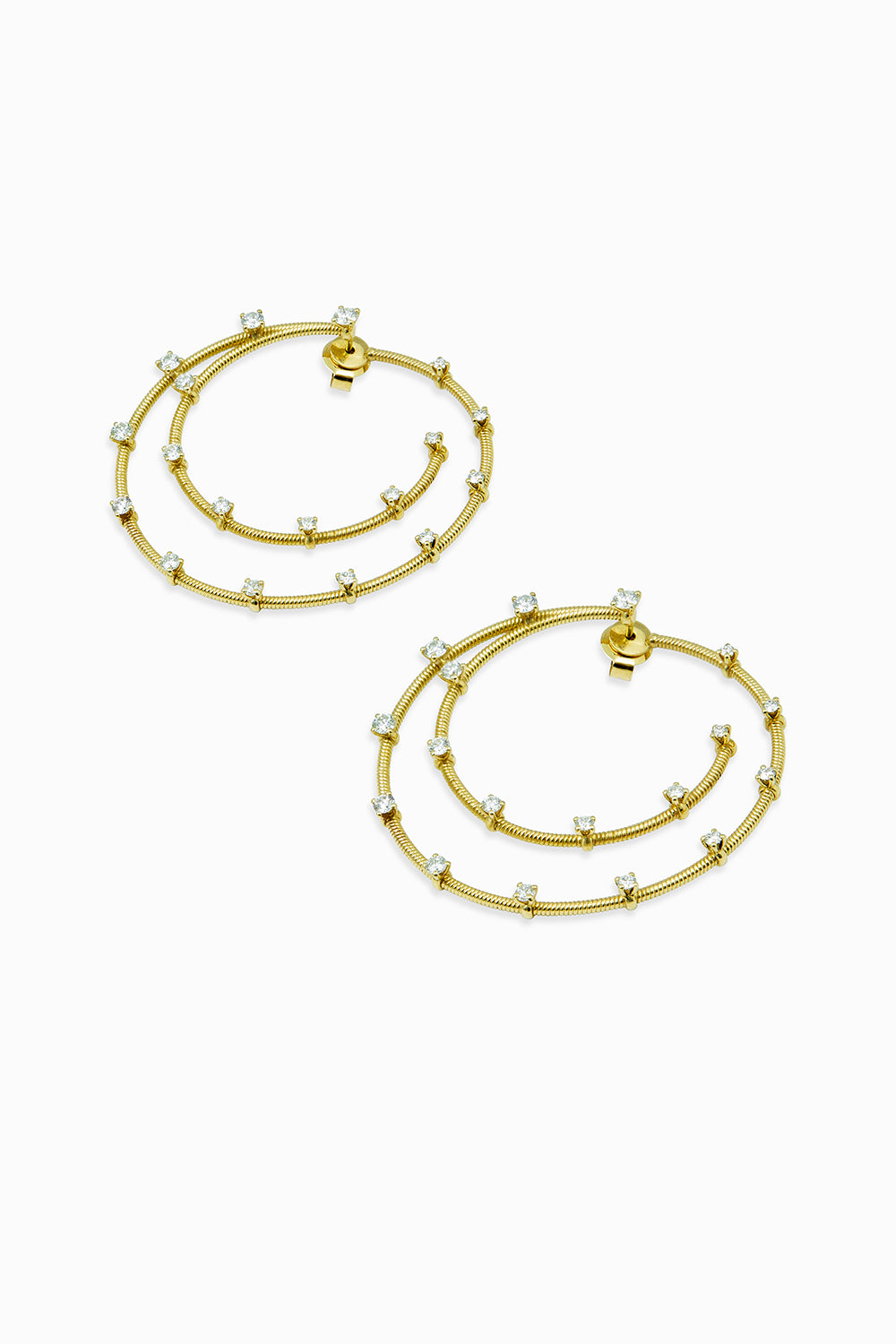 Pendientes Cabo noria doble