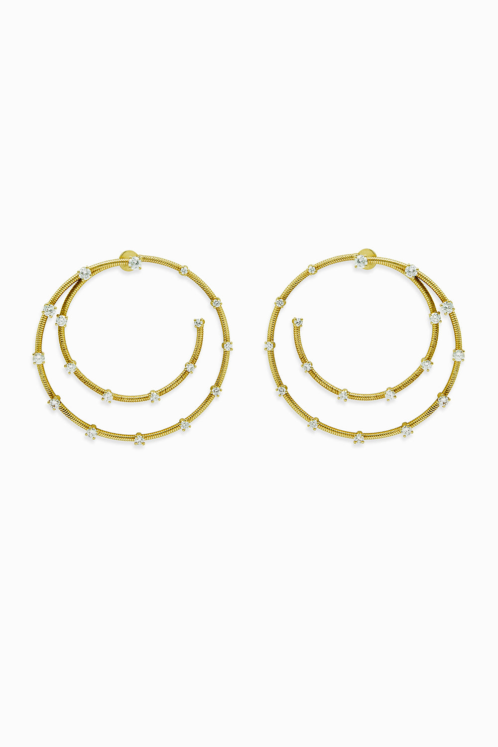 Pendientes Cabo noria doble
