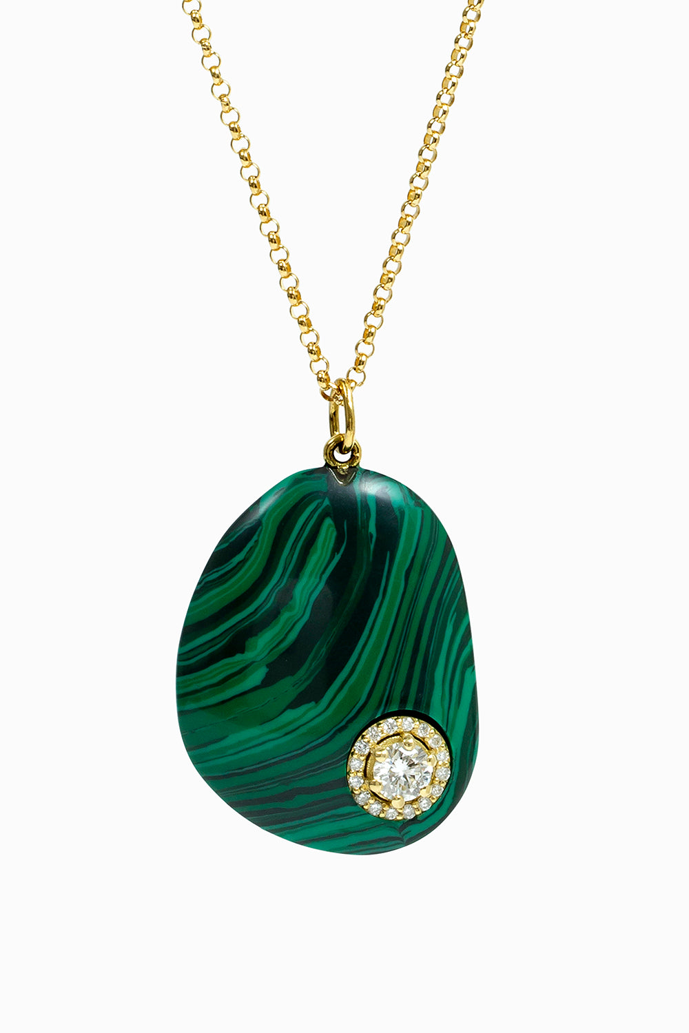 Malachite pendant