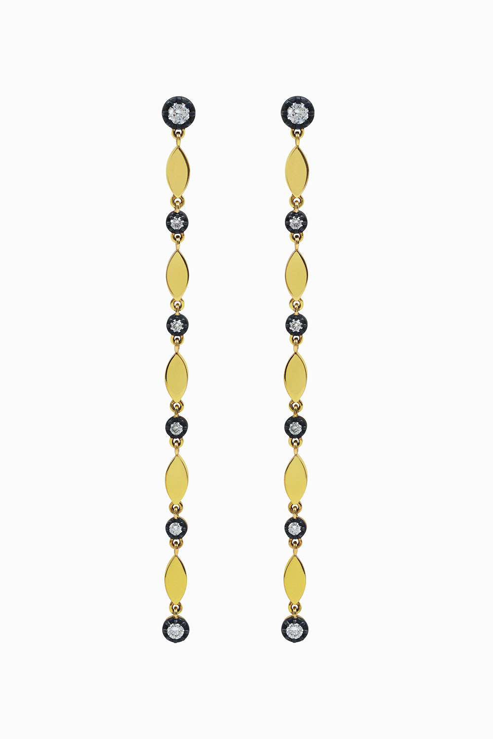 Seeds long earrings
