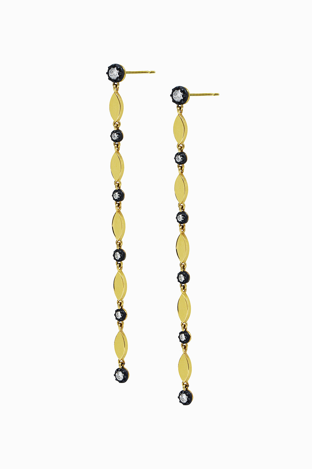 Seeds long earrings