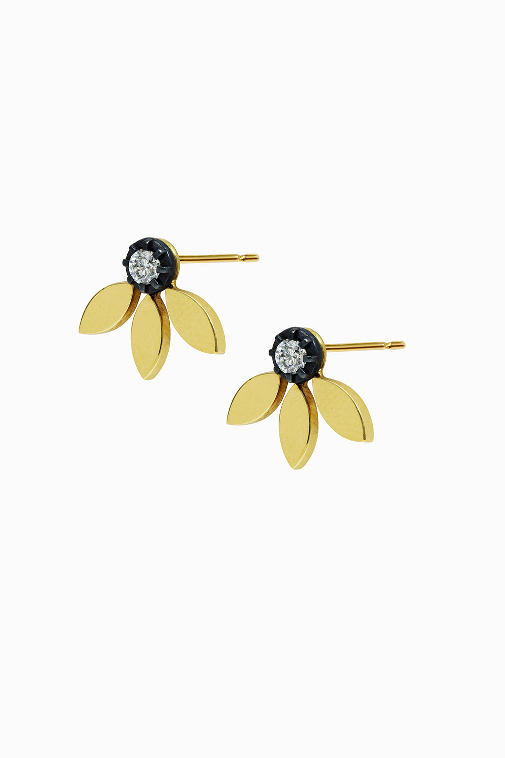 Seeds flower earrings