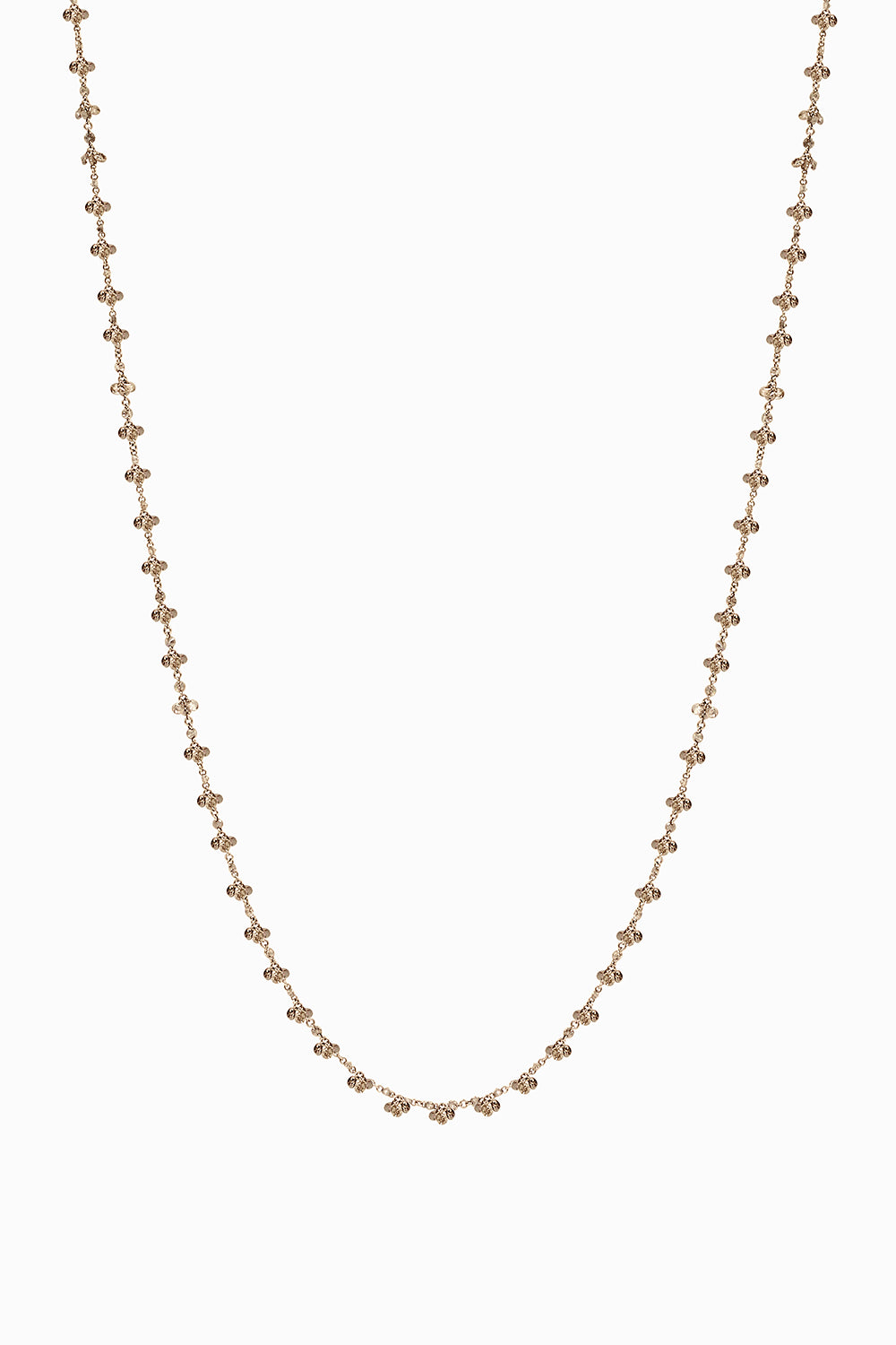 Collar diamantes marrones