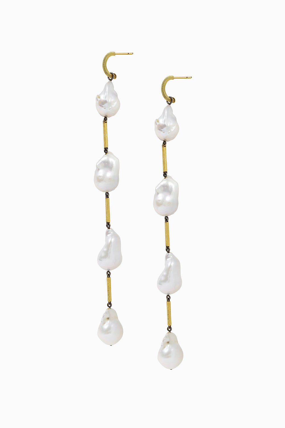 Pearls & Cabo long earrings