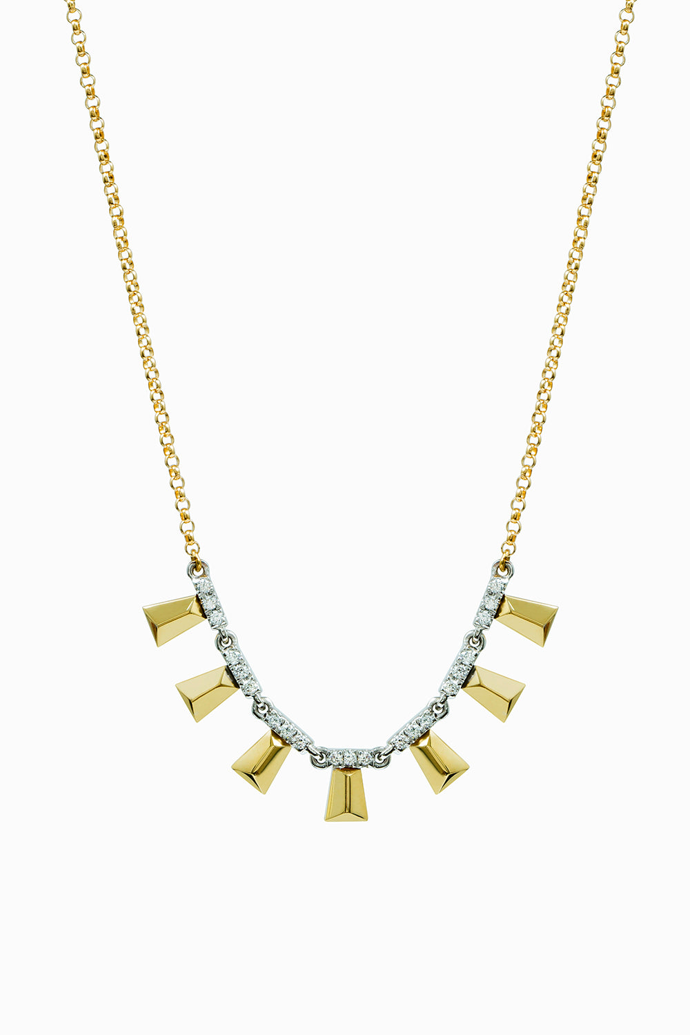 Seven trapeze Ole necklace