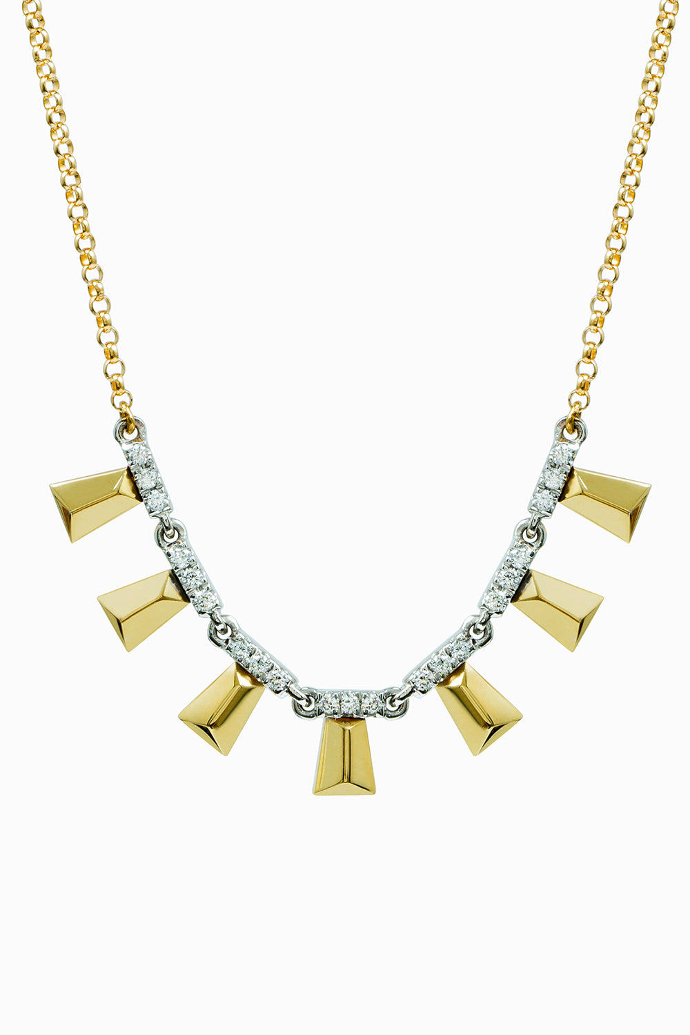 Seven trapeze Ole necklace