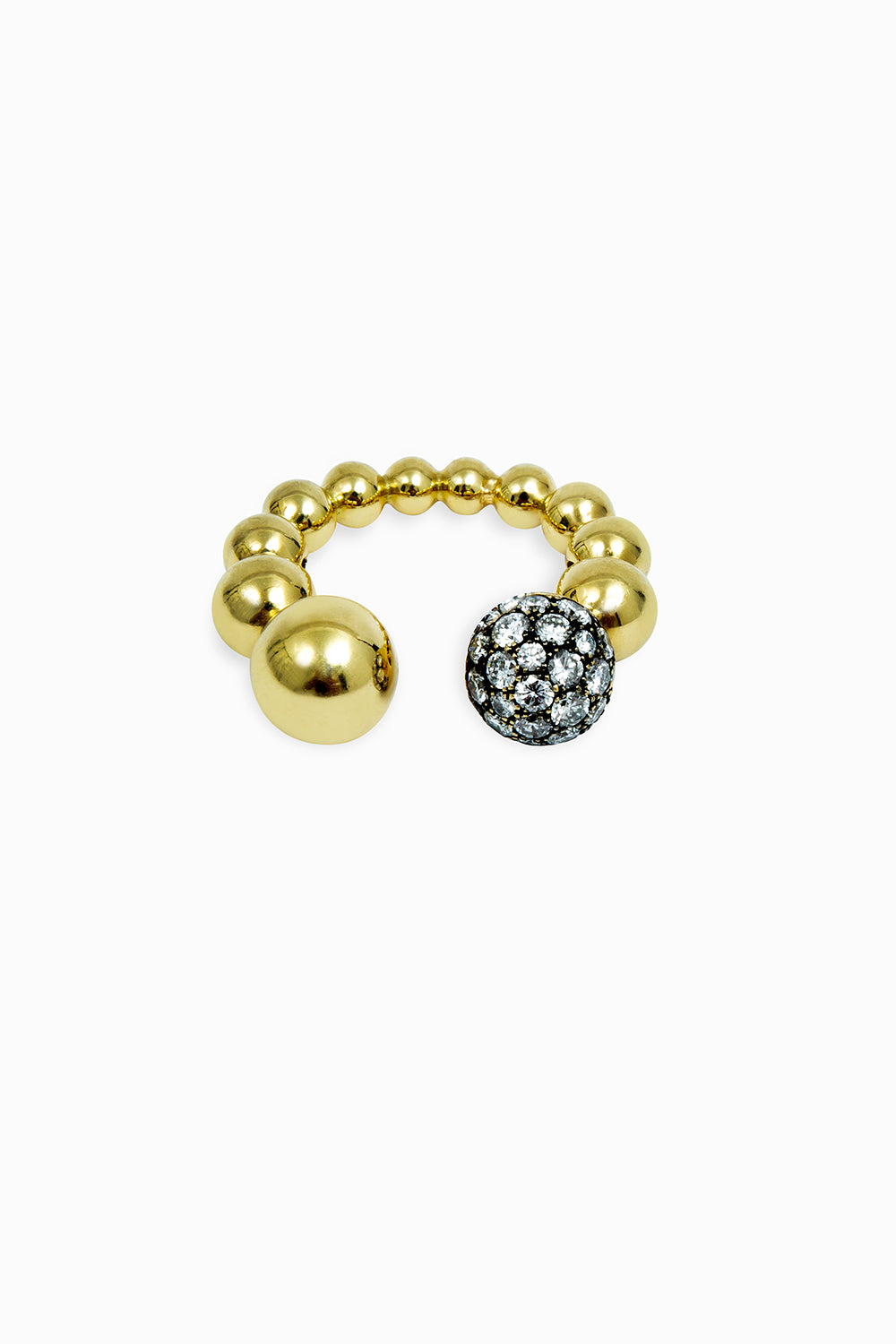 Anillo Bubble con diamantes