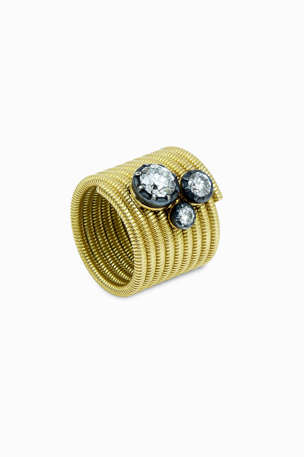 Cabo & Midnight twist XL ring
