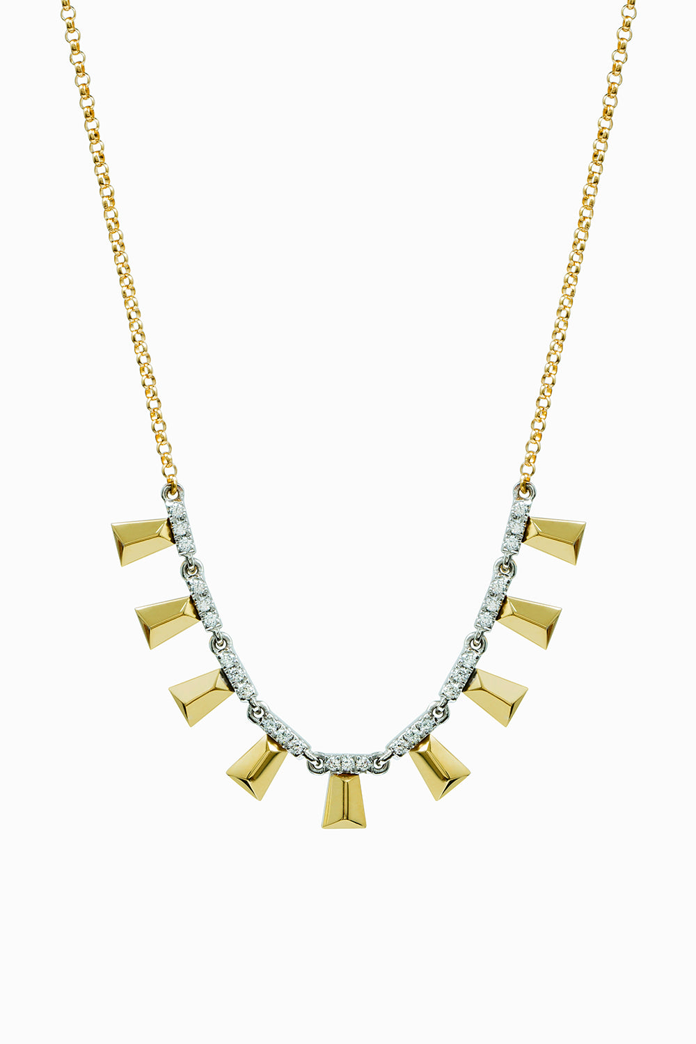 Nine trapeze Ole necklace