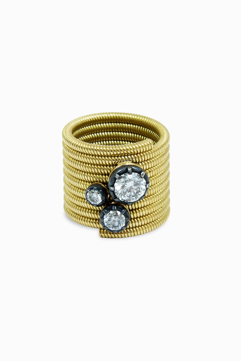 Cabo & Midnight twist XL ring