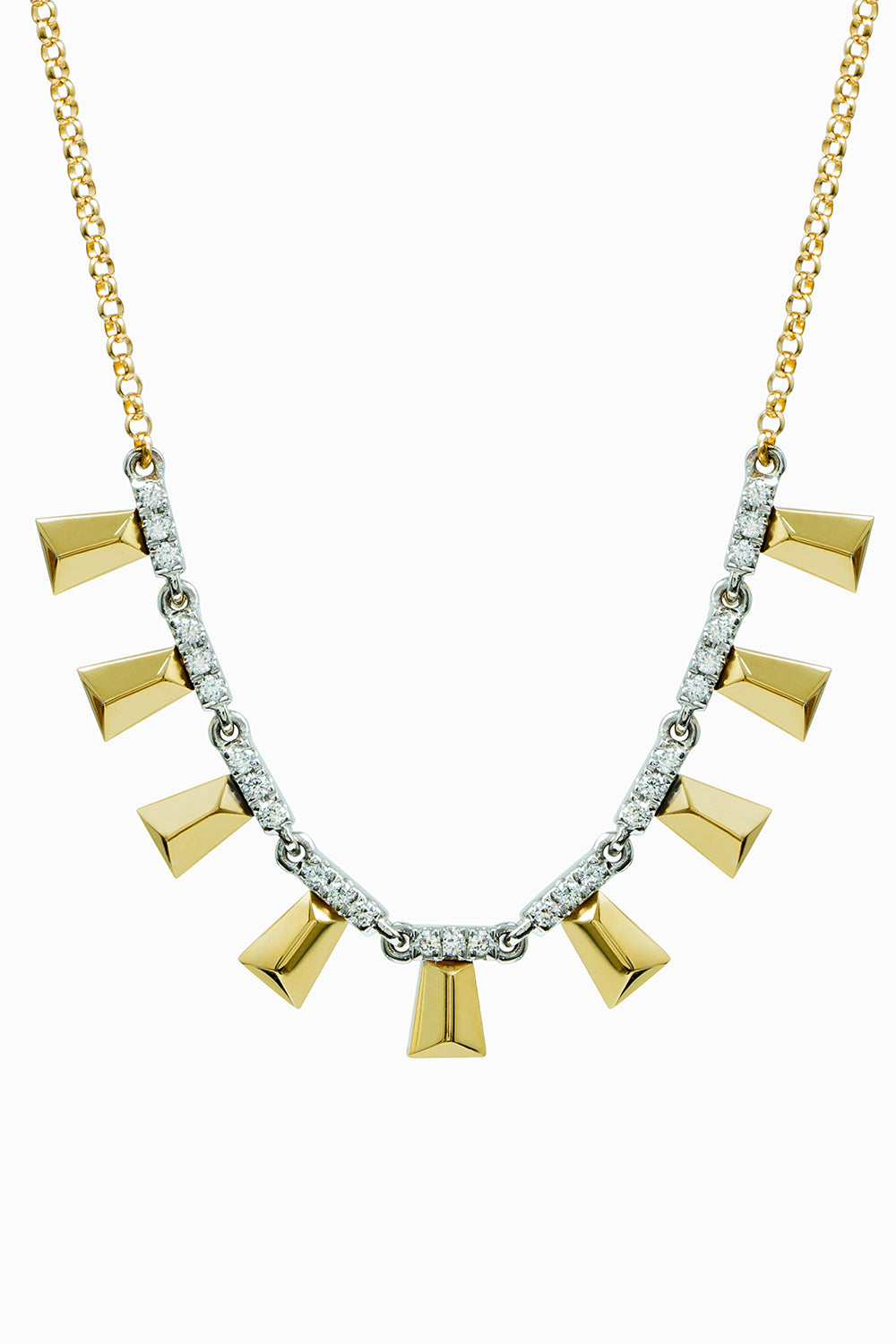 Nine trapeze Ole necklace