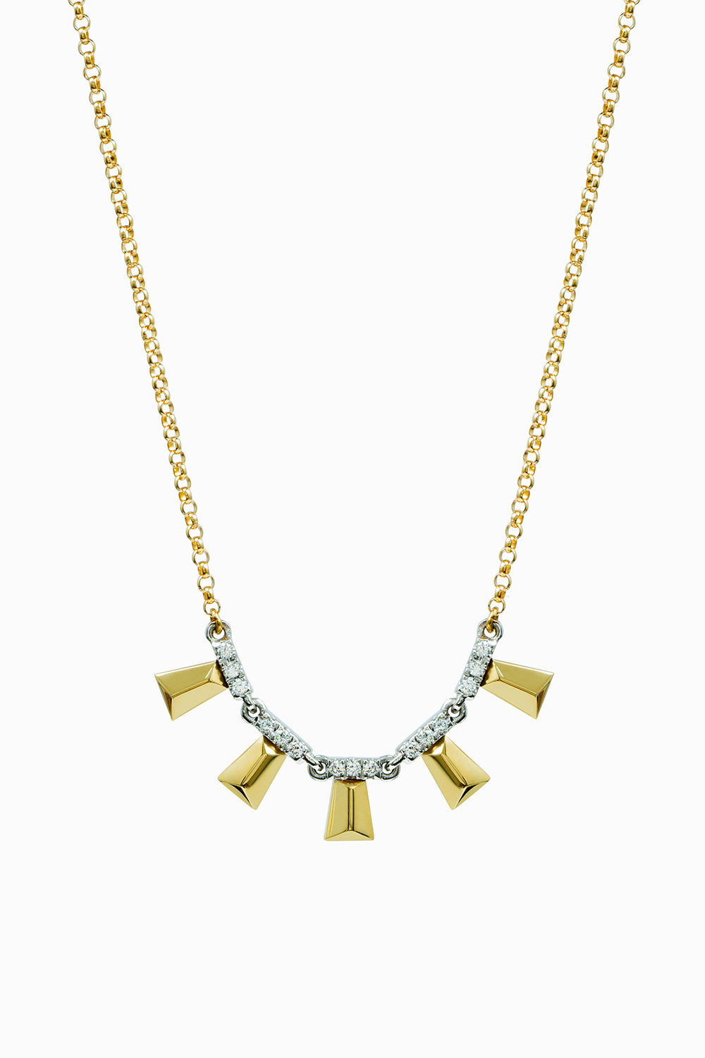 Five trapeze Ole necklace