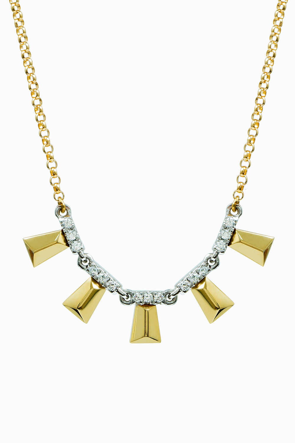 Five trapeze Ole necklace