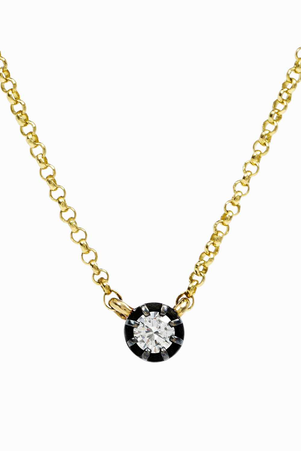 Midnight pendant 0.18ct.