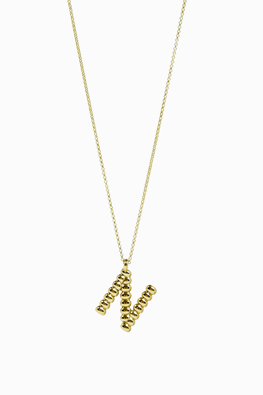 Colgante Gold & Gold letra mini