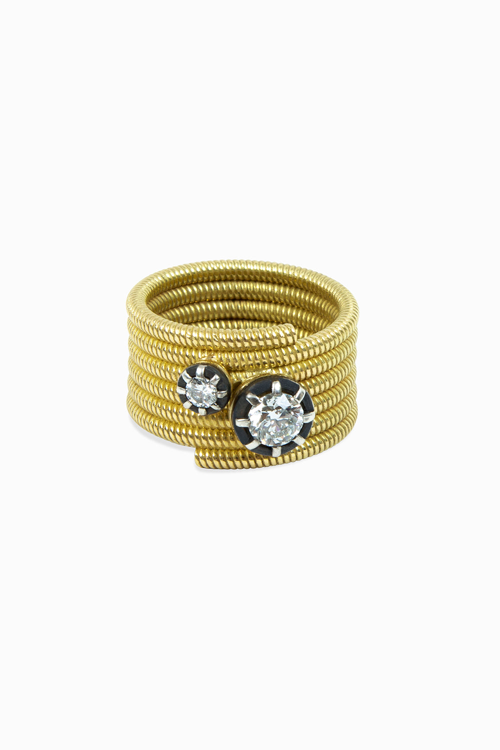 Cabo & Midnight twist ring L