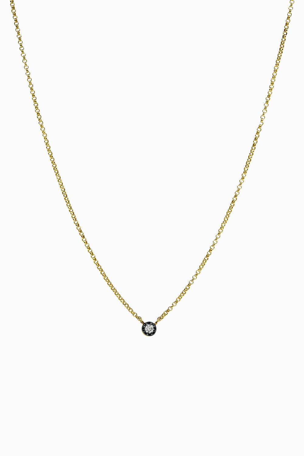 Midnight pendant 0.04ct.