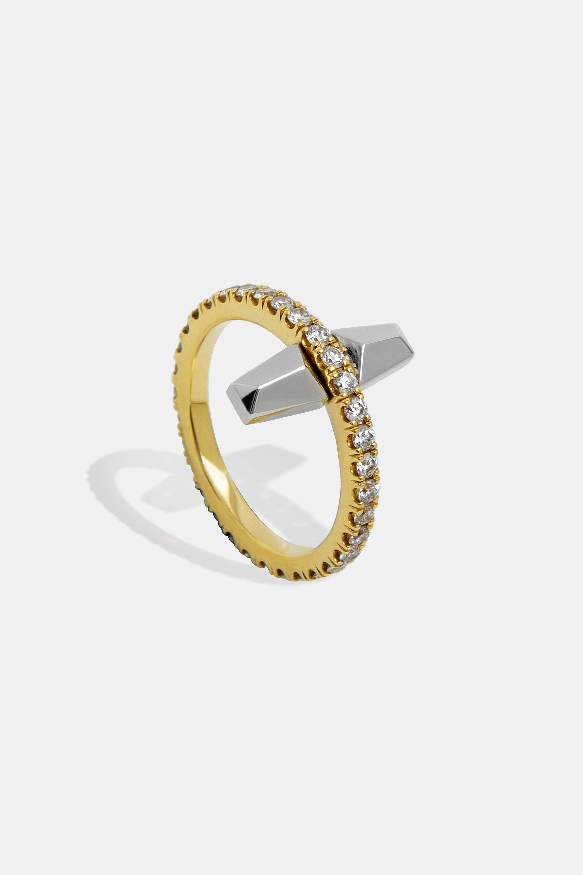 Olé trapeze band ring yellow