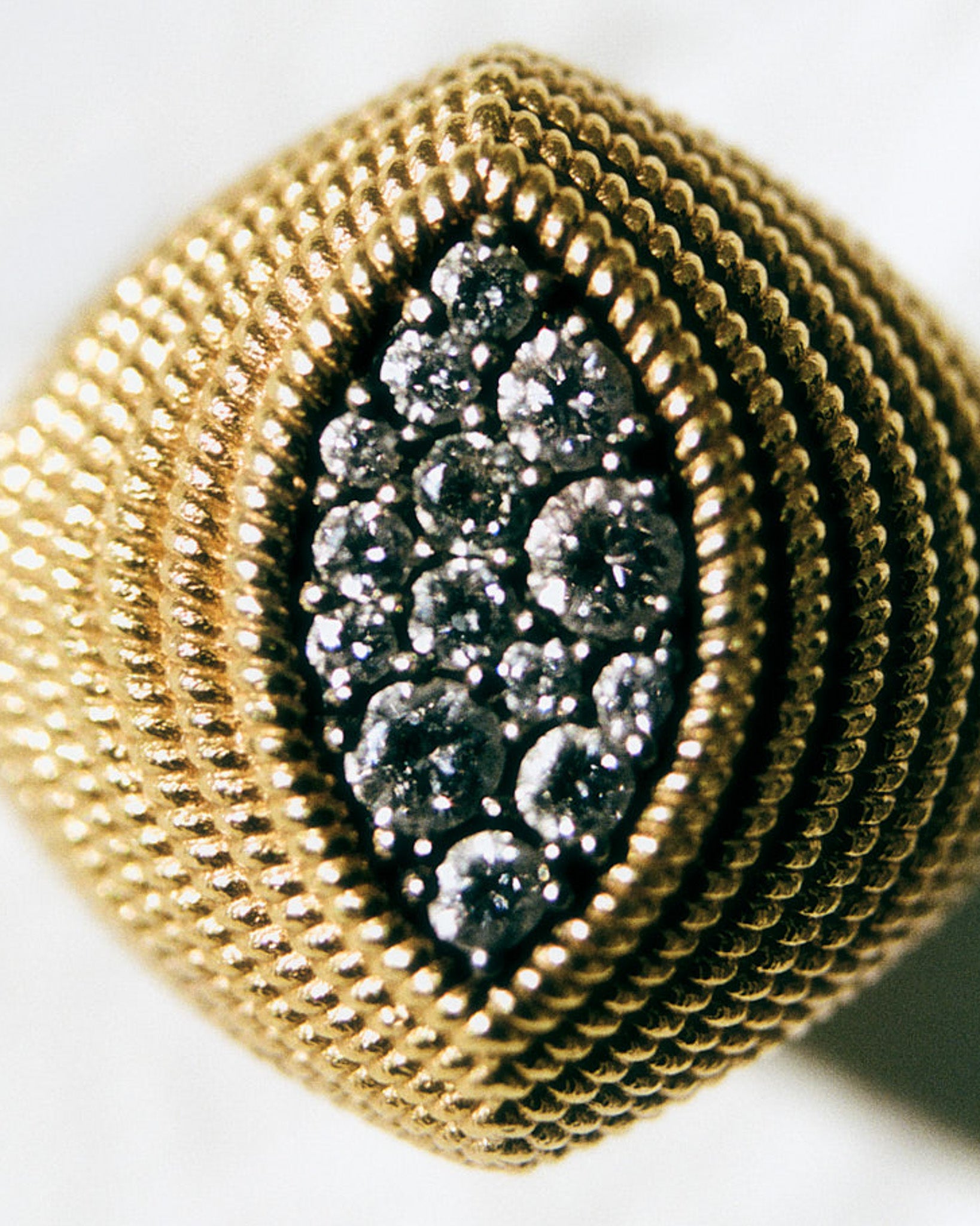 Anillo Cabo dragon rodio negro