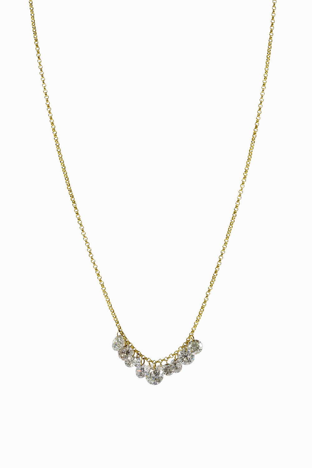 Colgante multi-diamantes láser