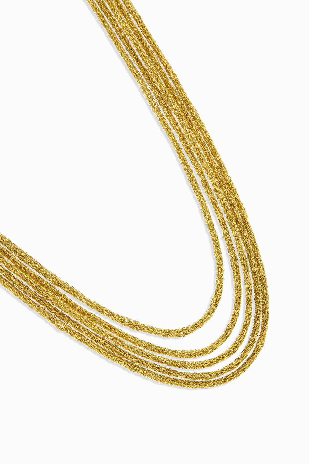 Texture 5-strand necklace