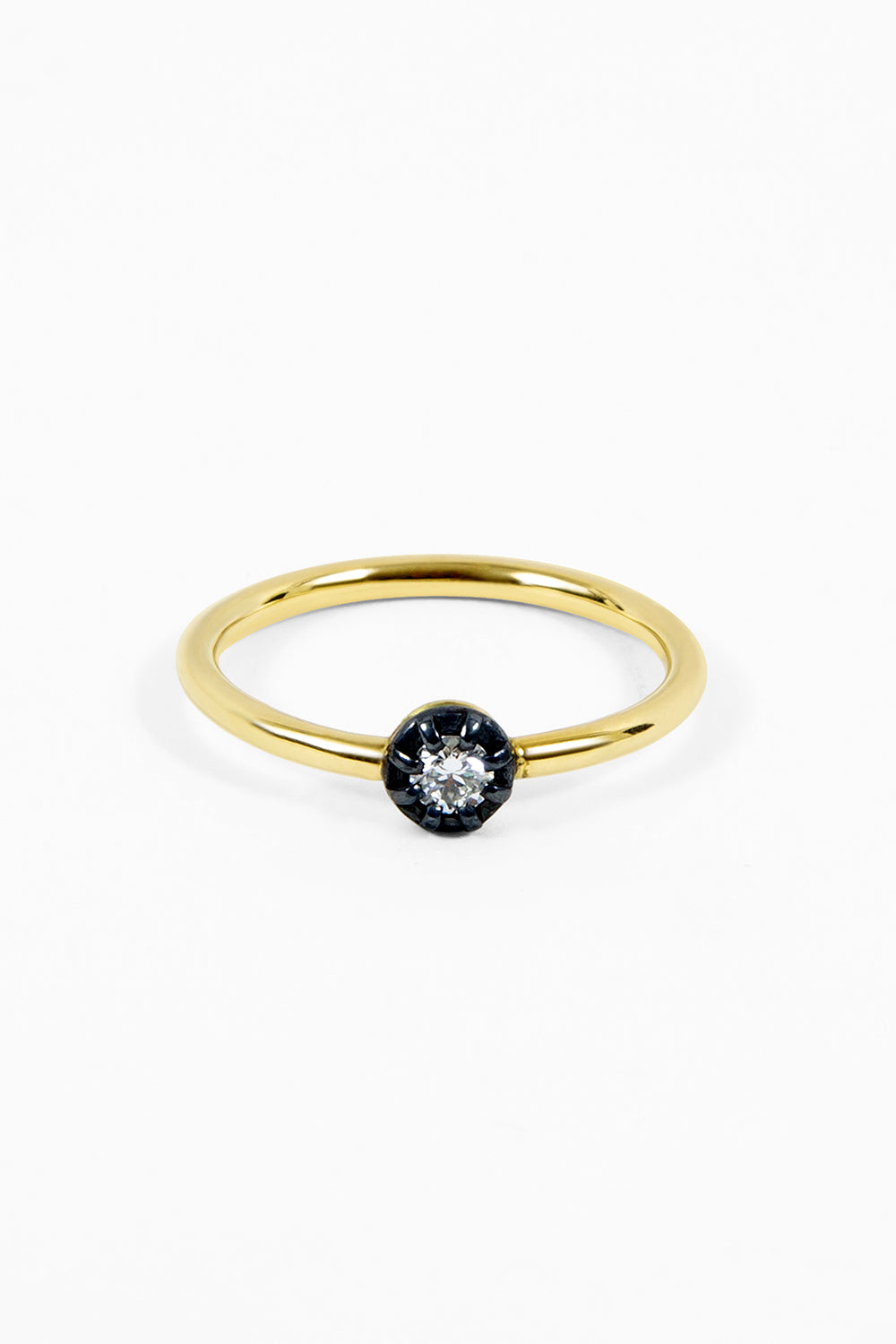 Midnight ring 0.10ct.