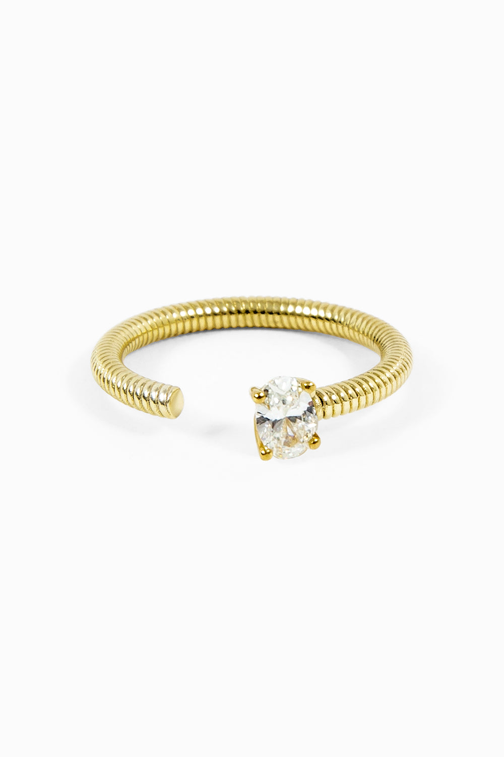 Anillo Cabo abierto oval