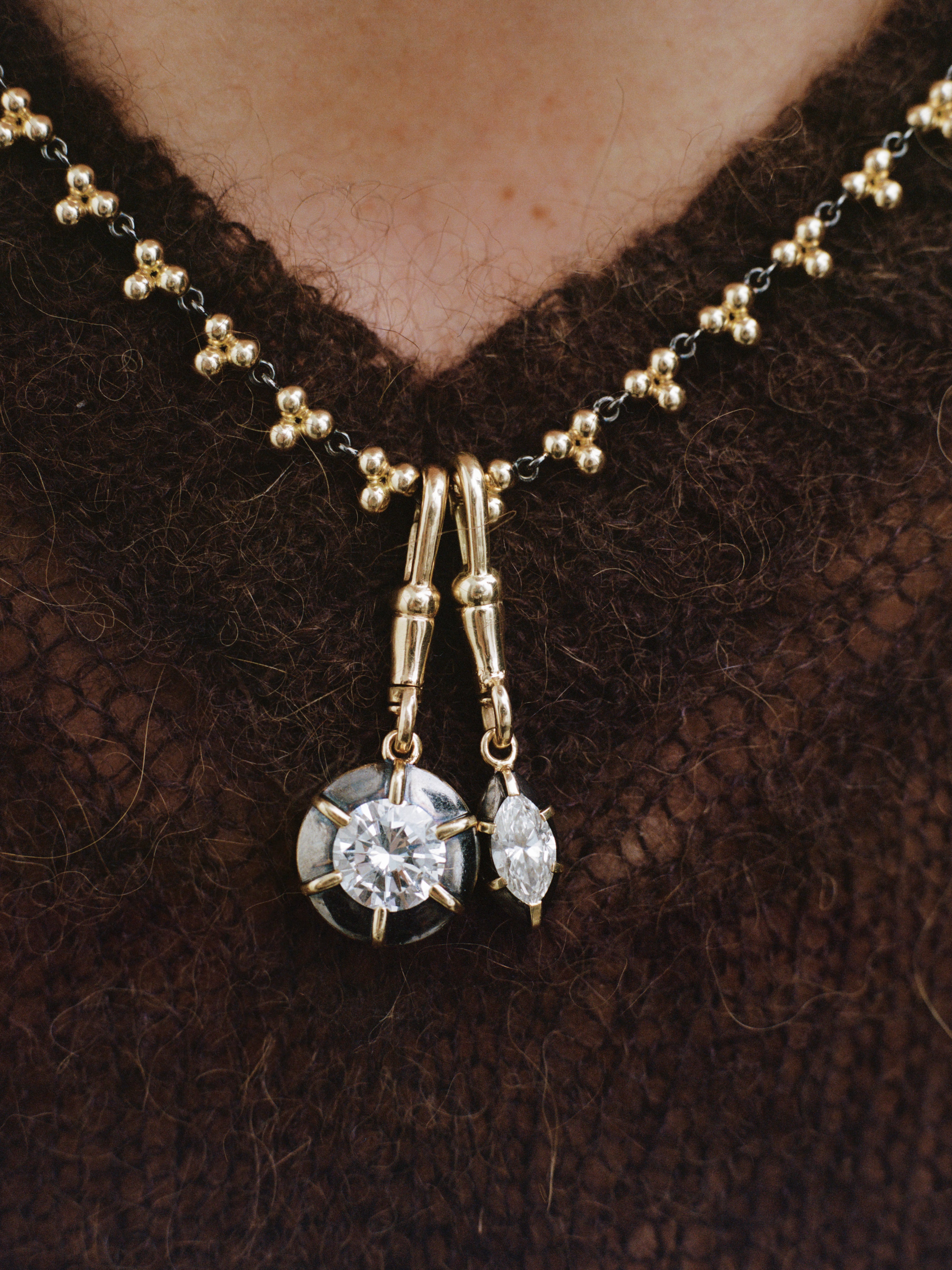 Jorge marquise clasp 1.00ct.