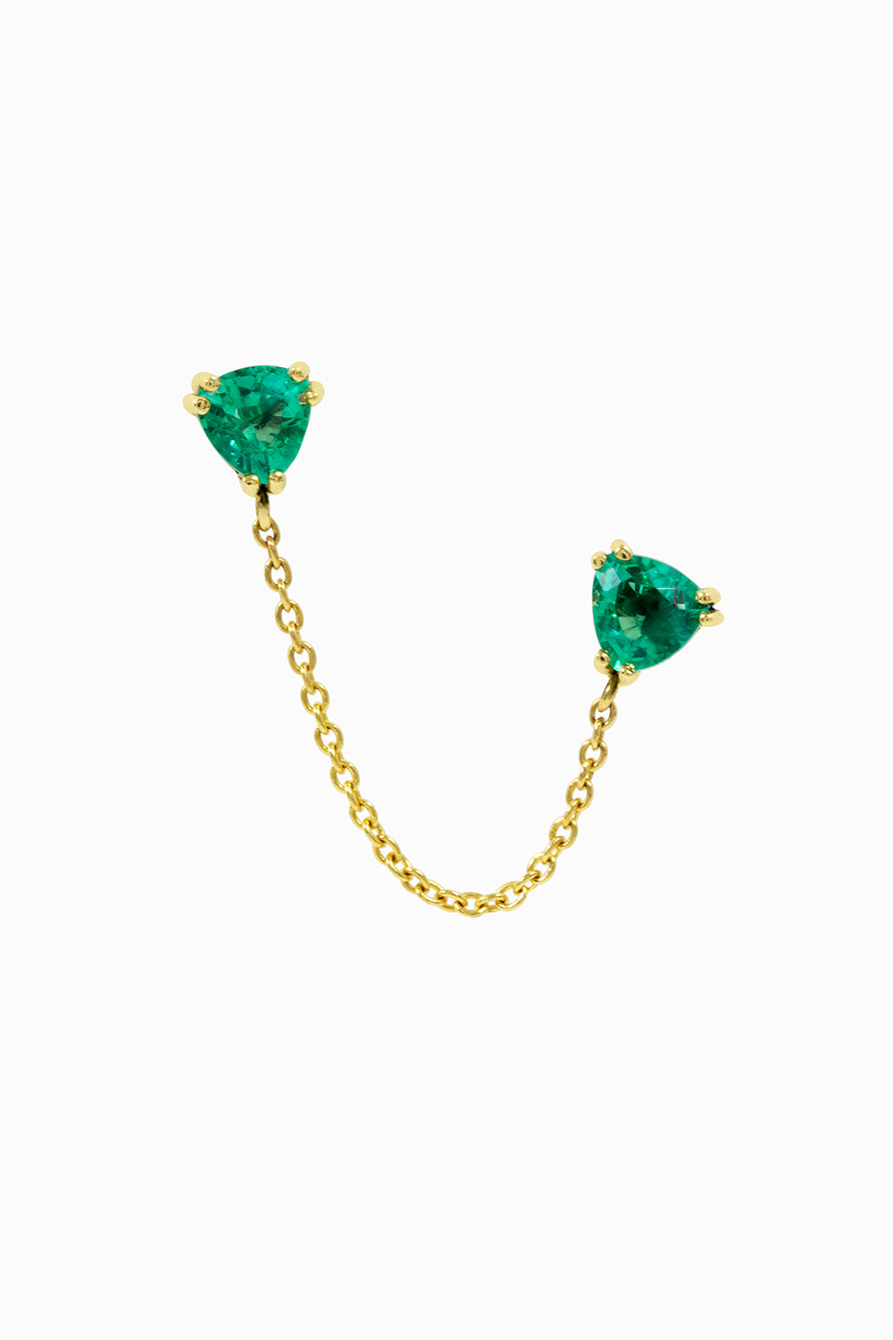 Emeralds duo earring
