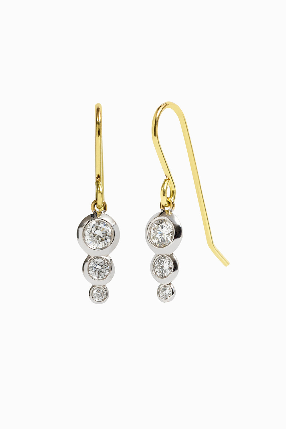 Pendientes Bies blancos