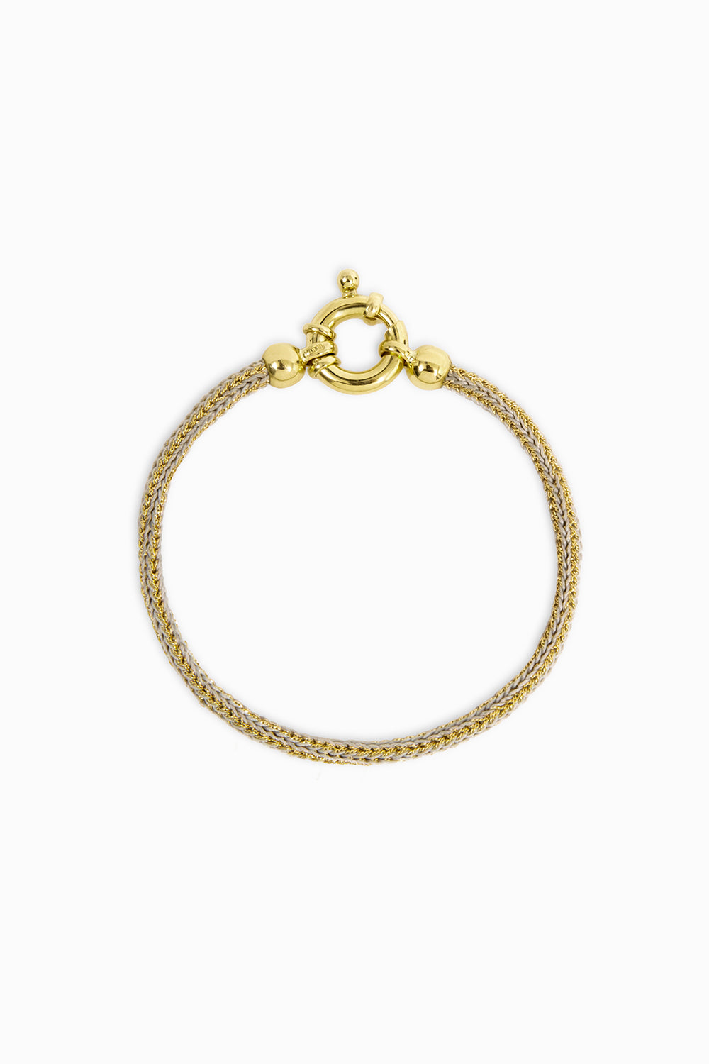 Texture white bracelet
