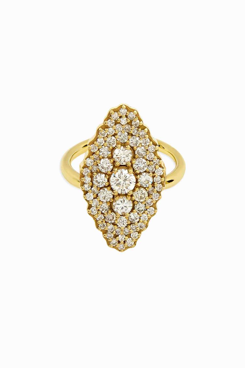 Anillo maxi lanzadera amarillo
