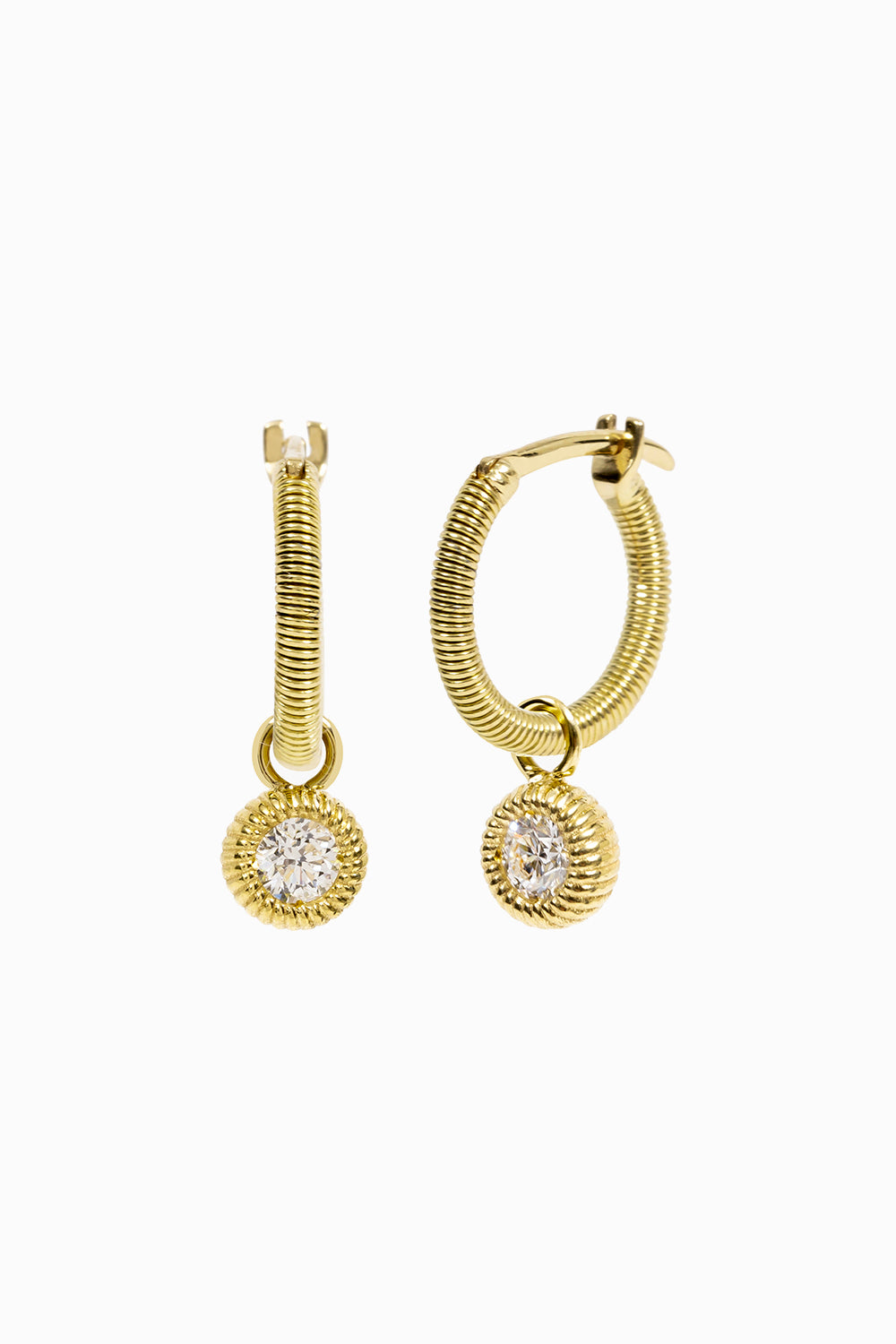 Pendientes criollas Cabo y diamantes S