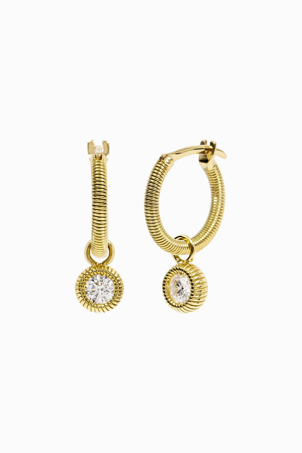 Pendientes criollas Cabo y diamantes M