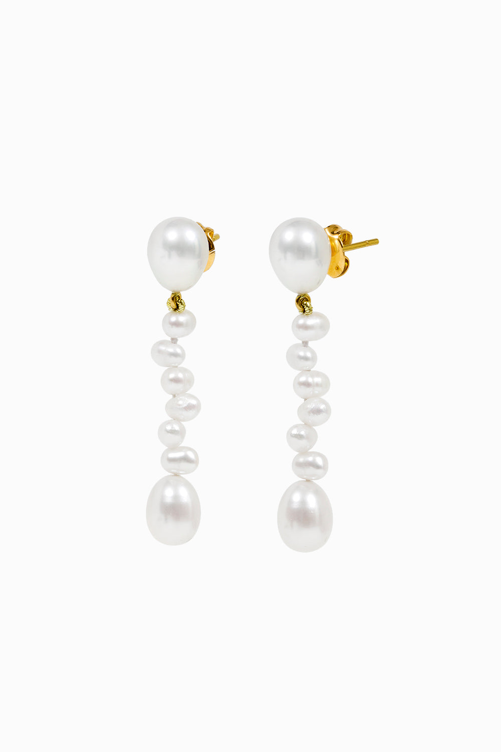 Moon pearls earrings S