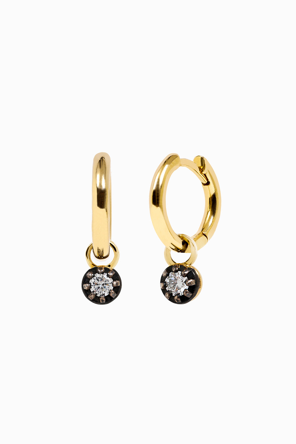 0.14 ct. hoop earrings
