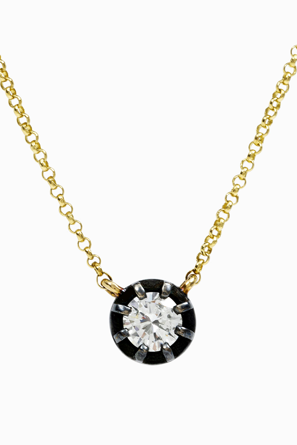 Midnight pendant 0.32ct.