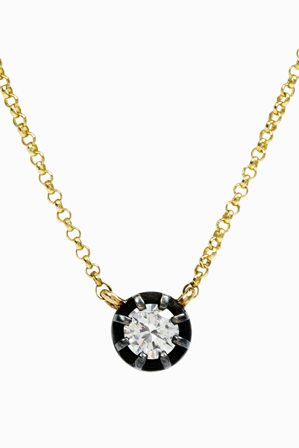 Midnight pendant 0.21ct.